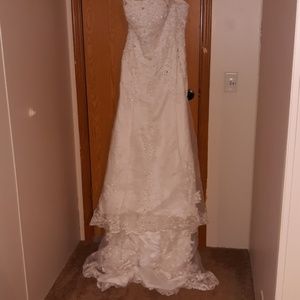 White wedding dress